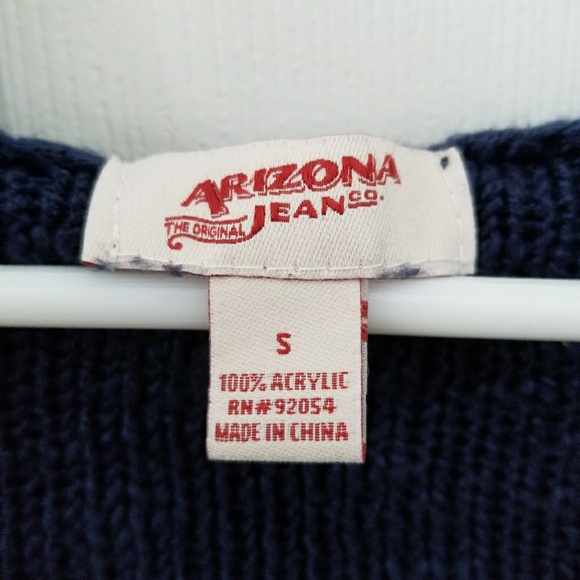 Navy Blue Hooded Cardigan - Picture 3 of 3